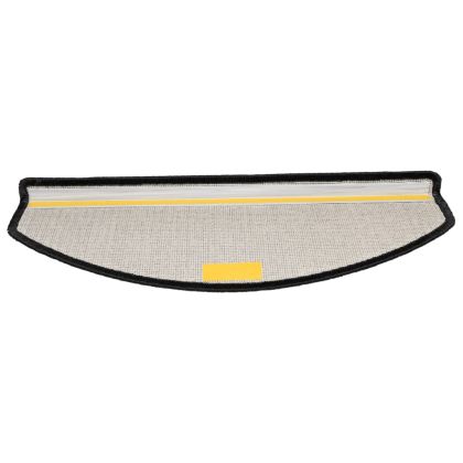 Изтривалки за стълби, 15 бр., 65x24x4 см, антрацит, полукръгли, големи