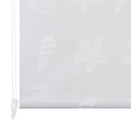 Ролетна щора за баня, 120x240 см, морски звезди