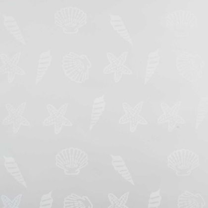 Ролетна щора за баня, 120x240 см, морски звезди