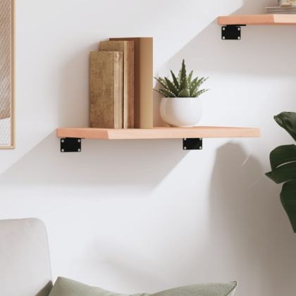 Стенен рафт 40x30x2 см необработен масивен дъб