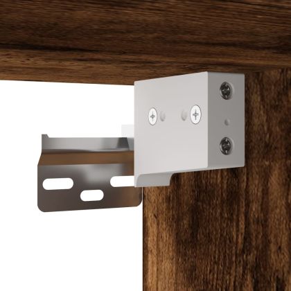 Стенни шкафове, 2 бр, опушен дъб, инженерно дърво