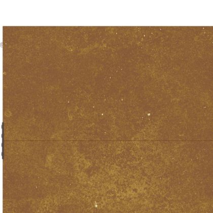 Градинска порта 85x125 см, кортенова стомана