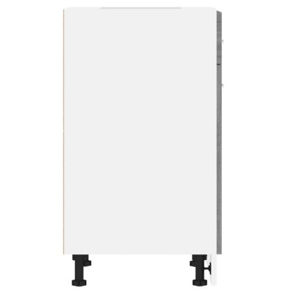 Шкаф с чекмеджета "Lyon", сив, цвят сонома, 50x46x81,5 см, инженерно дърво