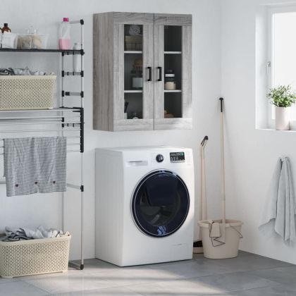 Стенен шкаф сив сонома 69,5x34x90 см