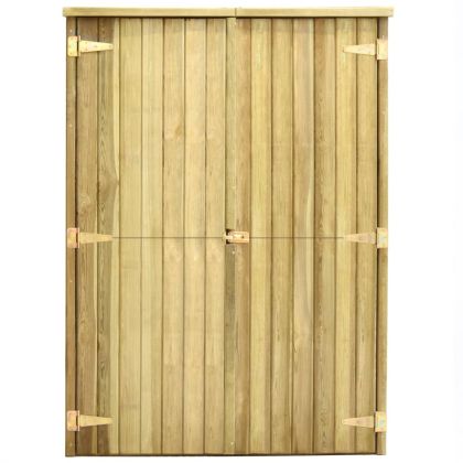 Градинска барака за инструменти, 123x50x171 см, импрегниран бор