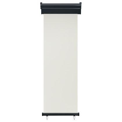 Вертикална тента за балкон, 65x250 см, кремава
