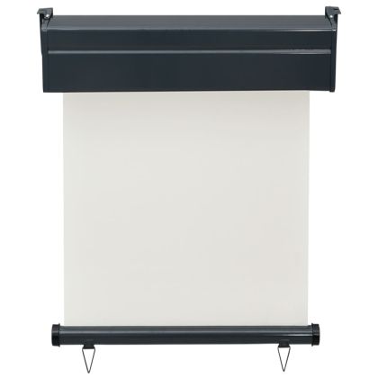 Вертикална тента за балкон, 65x250 см, кремава