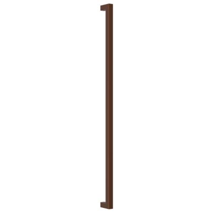 Дръжки за шкафове, 20 бр, бронз, 480 мм, неръждаема стомана