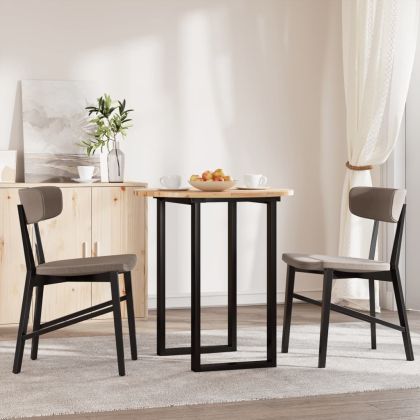 Плот за маса, кръгъл, Ø70x2 см, акациево дърво масив