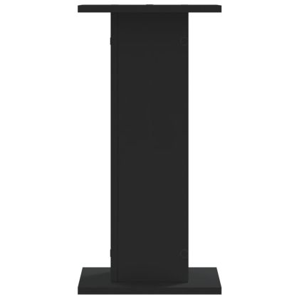 Стойки за тонколони 2 бр черни 30x30x60 см инженерно дърво