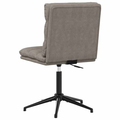 Трапезен стол, сив, изкуствена кожа