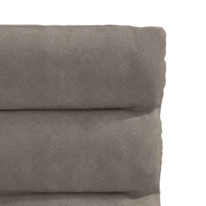 Трапезен стол, сив, изкуствена кожа