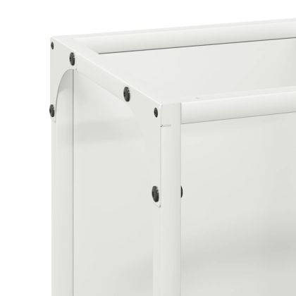 Стойка за дърва за огрев бяла Студено валцувана стомана