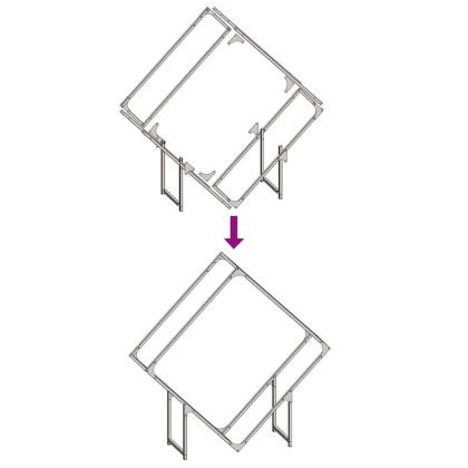 Стойка за дърва за огрев бяла 100x25x100 cm
