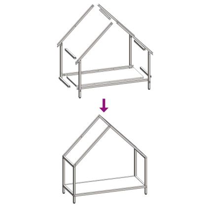 Стойка за дърва за огрев Olive Green Студено валцувана стомана