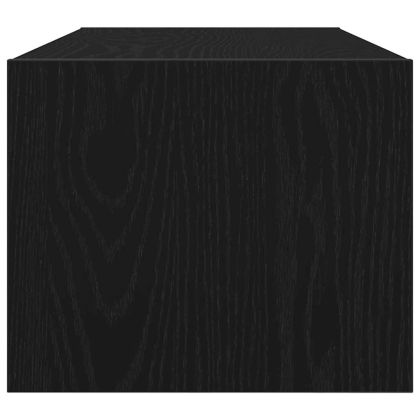 ТВ шкаф Черен дъб 80x31x25,5 cm Инженерна дървесина