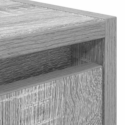 Нощни шкафчета за стенен монтаж, 2 бр, сив сонома, 38x34x40 см