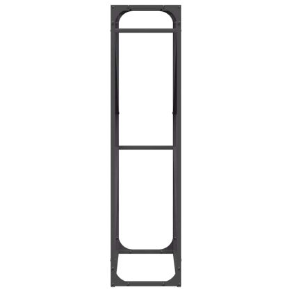 Стойка за дърва за огрев черна Студено валцувана стомана