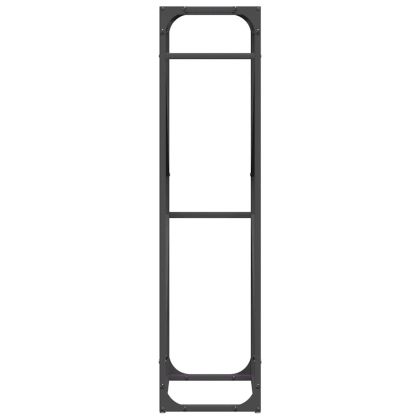 Стойка за дърва за огрев черна Студено валцувана стомана