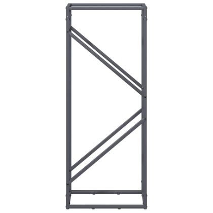 Стелаж за дърва за огрев Антрацит Студено валцувана стомана