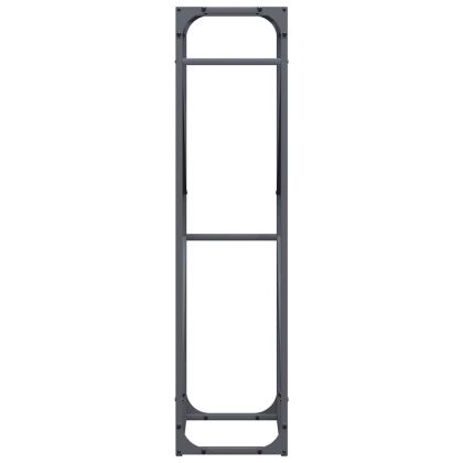 Стелаж за дърва за огрев Антрацит Студено валцувана стомана