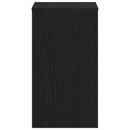 Бюро, черен дъб, 90x40x72 см, инженерно дърво