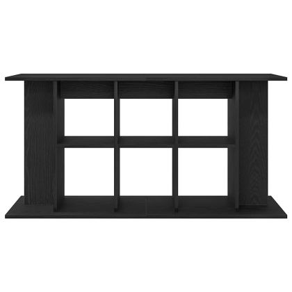 Стойка за аквариум, черен дъб, 120x40x60 см, инженерно дърво