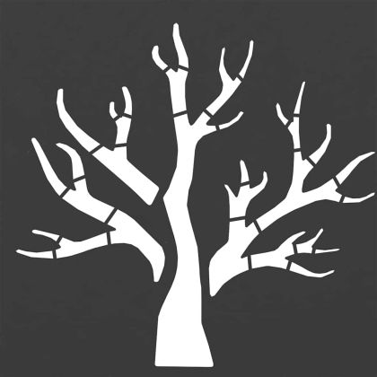 Стойка за дърва, черна, 40x40x40 см, студеновалцувана стомана