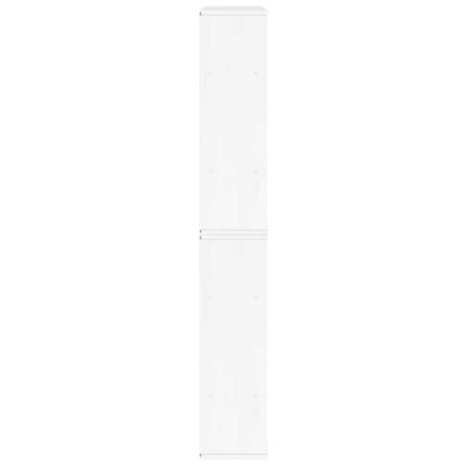 Странични шкафове 5 бр. ODDA Бял 40x24x79 cm борово дърво масив