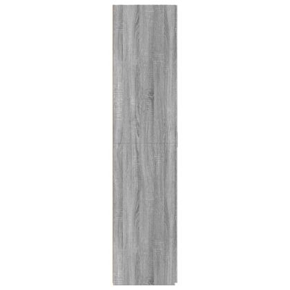 Висок шкаф, сив сонома, 70x42,5x185 см, инженерно дърво