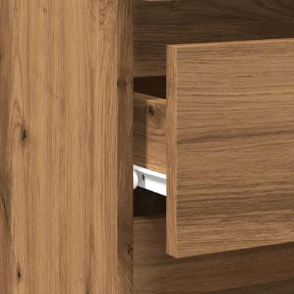 Нощни шкафчета, 2 бр, 40x35x62,5 см, инженерно дърво