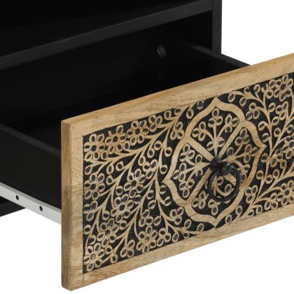 Нощно шкафче, 40x33x46 см, масивно мангово дърво