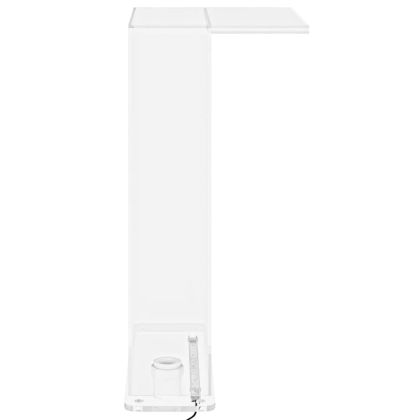 Фонтан за басейн с RGB светодиоди, акрил, 51 см