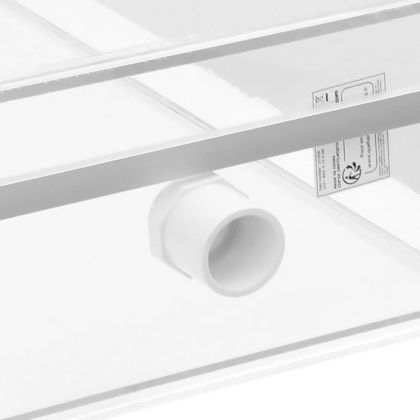 Фонтан за басейн с RGB светодиоди, акрил, 51 см