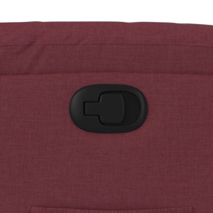 Стол реклайнер, виненочервен, текстил