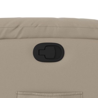 Изправящ реклайнер стол, капучино, изкуствена кожа