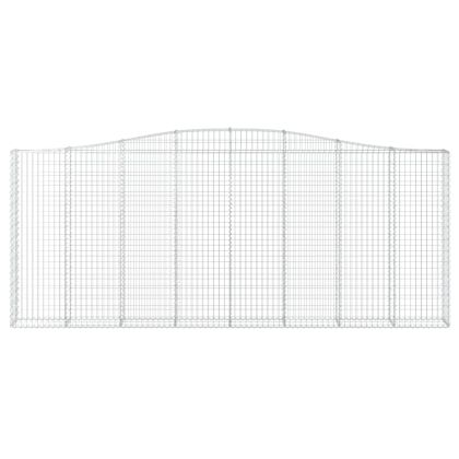 Габионни кошници арка 2 бр 400x30x160/180 см поцинковано желязо