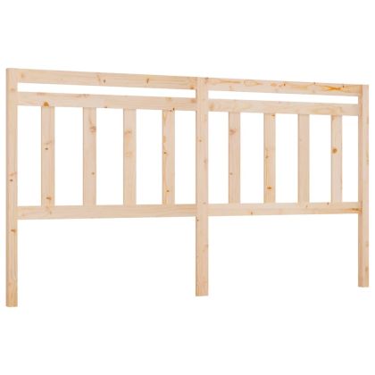 Горна табла за легло, 186x4x100 см, бор масив