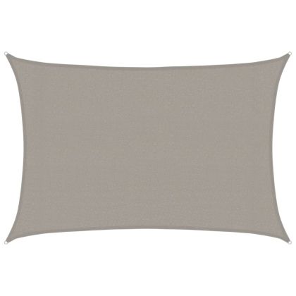 Платно-сенник, 160 г/м², правоъгълно, светлосиво, 3x4 м, HDPE