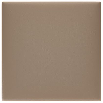 Стенни панели 12 бр капучино 30x30 см изкуствена кожа 1,08 м²