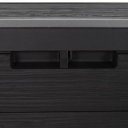 Градински сандък за съхранение кафяв 58,5x46x55 см полипропилен