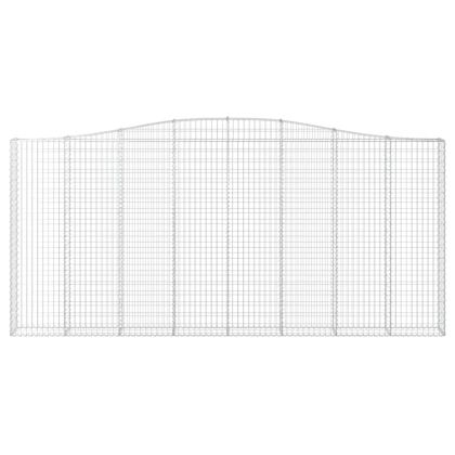 Дъговидна габионна кошница 400x30x180/200 см поцинковано желязо