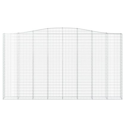 Габионни кошници арка 4 бр 400x30x220/240 см поцинковано желязо