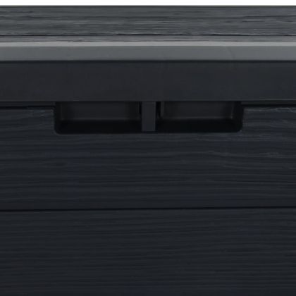 Градински сандък за съхранение, антрацит, 58,5x46x55 см, PP