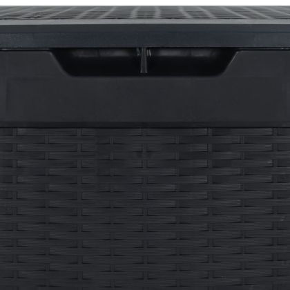 Градински сандък за съхранение антрацит 119x48x60 см PP