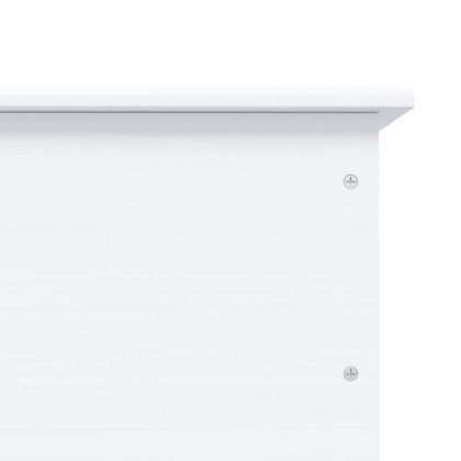 Сандък за съхранение с колелца бял ALTA 73x39,5x43 см бор масив