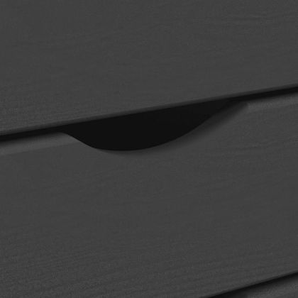 Шкаф с чекмеджета на колелца MOSS, сив, бор масив