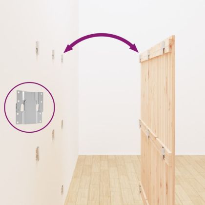 Стенна табла за спалня, 159,5x3x110 см, борово дърво масив