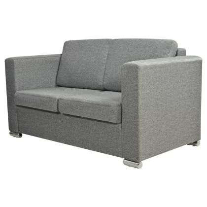 Комплект дивани, мека мебел от две части, светло сиво