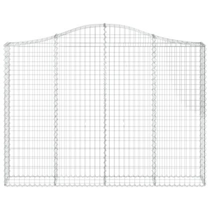 Габионни кошници арка 6 бр 200x30x140/160 см поцинковано желязо